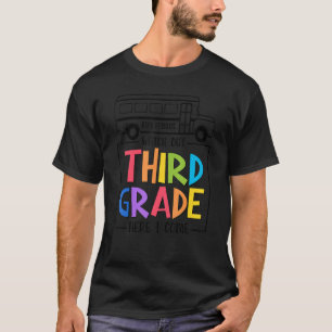 Camiseta Cuidado Com O 3º Ano Aqui Eu Volto Para A Escola B