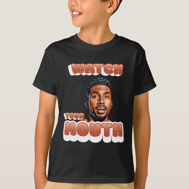Camiseta Cuidado com o adesivo (Frente)