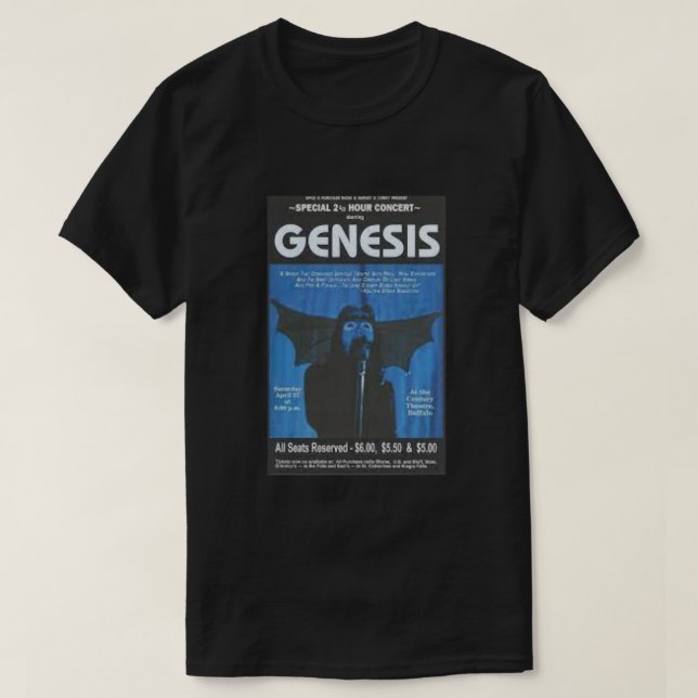 Camiseta Cuidado Com O Álbum De Bandas Essenciais Do Genesi (Frente do Design)
