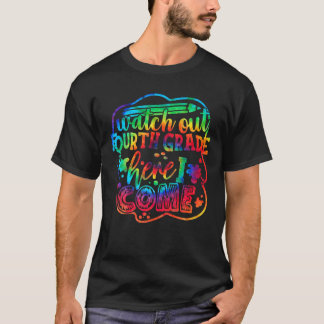 Camiseta Cuidado Com O Corante Do 4º Ano De Volta À Escola 