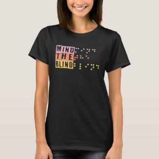 Camiseta Cuidado Com O Dia De Apoio Braille Para Cegos Cegu