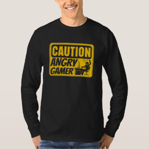 Camiseta Cuidado Com O Gamer Video Game Player Console Pc G