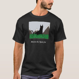 Camiseta Cuidado com o Gato de Yule
