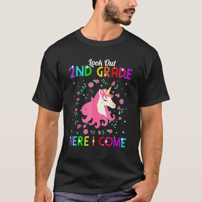 Camiseta Cuidado Com O Grau De segundo Aqui Eu Vim Para Uni (Frente)