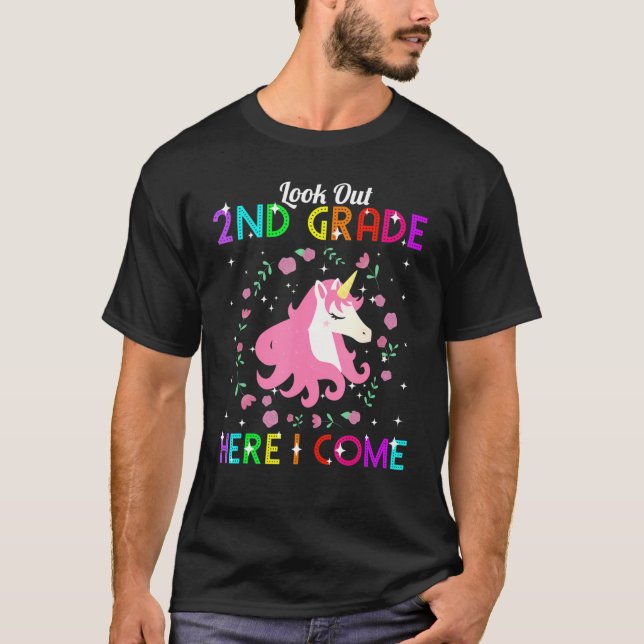 Camiseta Cuidado Com O Grau De segundo Aqui Eu Vim Para Uni (Frente)