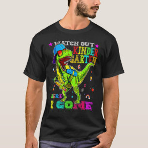 Camiseta Cuidado Com O Jardim De Infância Aqui Eu Volto Com