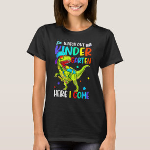 Camiseta Cuidado Com O Jardim De Infância Aqui Eu Volto Com