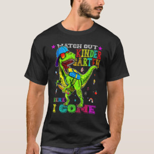 Camiseta Cuidado Com O Jardim De Infância Aqui Eu Volto Com
