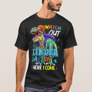 Camiseta Cuidado Com O Jardim De Infância Aqui Eu Volto Com