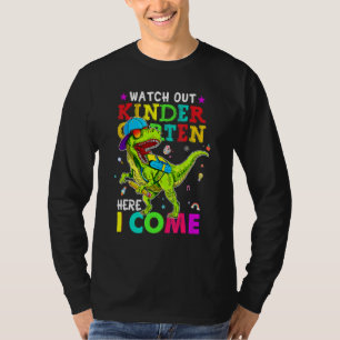 Camiseta Cuidado Com O Jardim De Infância Aqui Eu Volto Com