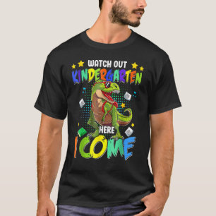 Camiseta Cuidado Com O Jardim De Infância Aqui Eu Volto Com