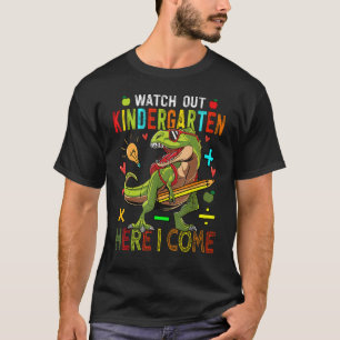 Camiseta Cuidado Com O Jardim De Infância Aqui Eu Volto Com