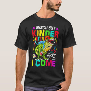 Camiseta Cuidado Com O Jardim De Infância Aqui Eu Volto Com