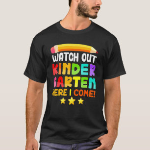 Camiseta Cuidado Com O Jardim De Infância Aqui Eu Volto Par