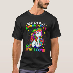 Camiseta Cuidado Com O Jardim De Infância Aqui Eu Volto Par