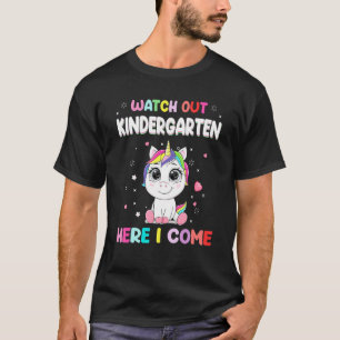 Camiseta Cuidado Com O Jardim De Infância Aqui Eu Volto Par