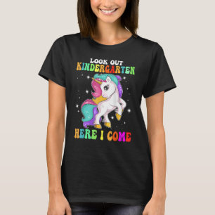 Camiseta Cuidado Com O Jardim De Infância Aqui Eu Volto Par