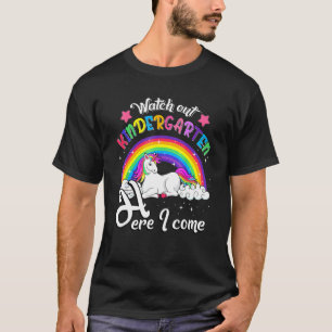 Camiseta Cuidado Com O Jardim De Infância Aqui Eu Volto Par