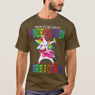 Camiseta Cuidado Com O Jardim De Infância Aqui Eu Volto Par