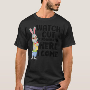 Camiseta Cuidado Com O Jardim De Infância Aqui Eu Volto Par
