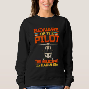 Camiseta Cuidado Com O Piloto O Helicóptero É Inofensivo
