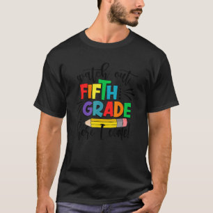 Camiseta Cuidado Com O Quinto Grau Aqui Eu Volto Ao Lápis