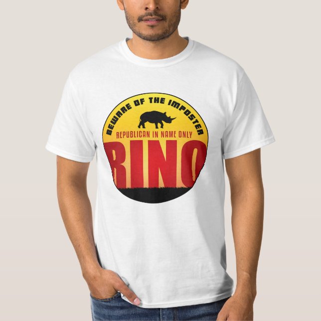 Camiseta Cuidado com o RINO (Frente)