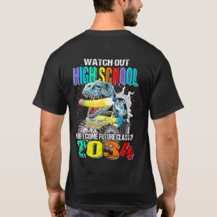 Camiseta Cuidado Com O Segundo grau Aqui Eu Vim Monstro Tru