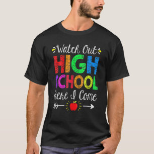 Camiseta Cuidado Com O Segundo grau Aqui Eu Volto Para A Es