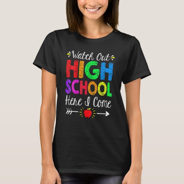 Camiseta Cuidado Com O Segundo grau Aqui Eu Volto Para A Es (Frente)