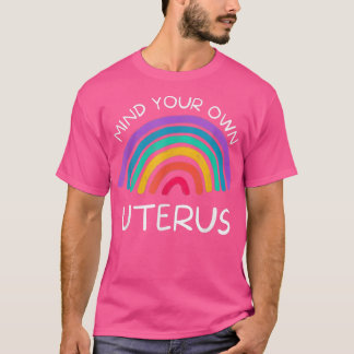 Camiseta Cuidado com o seu úteroDireitos feministas feminis