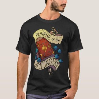 Camiseta Cuidado com o sorridente Dungeon Master Classic T-