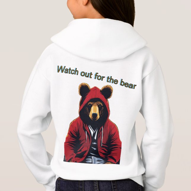 Camiseta Cuidado com o urso (Verso)