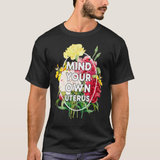 Camiseta Cuidado Com O Uterus Pro Choice Pro Roe 1973 Flora