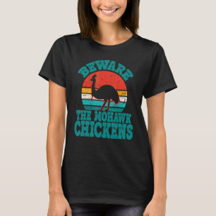 Camiseta Cuidado Com Os Frangos Mohawk Cool Cassowary