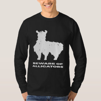 Camiseta Cuidado com os jacarés Llama
