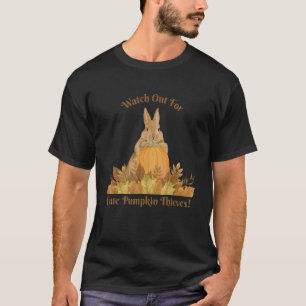 Camiseta Cuidado Com Os Ladrões De Abóbora Caindo Rabino Bo