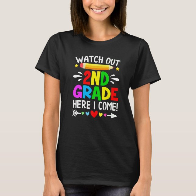 Camiseta Cuidado Com Os segundos Professores De Nível Super (Frente)