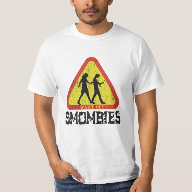 Camiseta Cuidado com os Smombies (Frente)