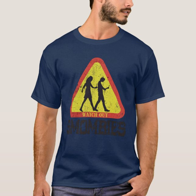 Camiseta Cuidado com os Smombies (Frente)
