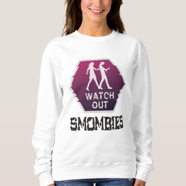 Camiseta Cuidado com os Smombies (Frente)