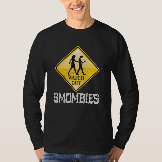 Camiseta Cuidado com os Smombies (Frente)