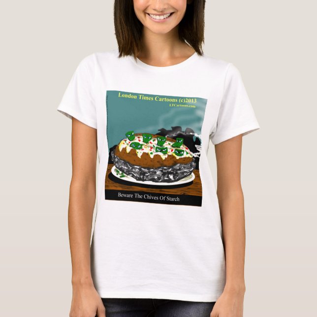 Camiseta Cuidado Com Os Talos De Batata Engrossados De Amid (Frente)