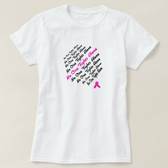 Camiseta Cuidado Compassivo (Rosa) (Frente do Design)