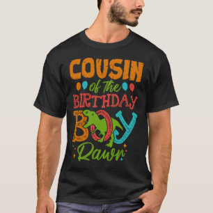 Camiseta CUIDADO Do Jovem Rawr Dinosaur De Aniversário