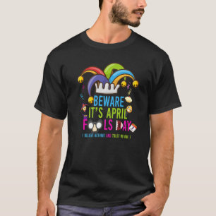 Camiseta Cuidado, é abominável, Piadas Legal tolos.