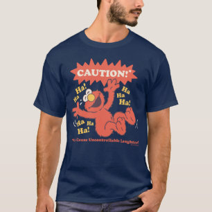 Camiseta Cuidado Elmo Rindo à Frente