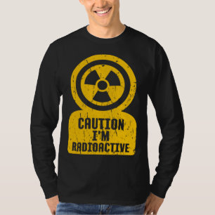 Camiseta Cuidado Eu Sou Radioativo Um Dos Mais Legais Cuid