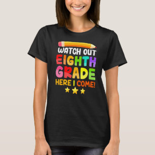 Camiseta Cuidado No Oitavo Ano Que Volto À Escola