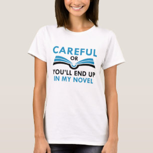 Camiseta Cuidado Ou Você Vai Acabar No Meu Romance